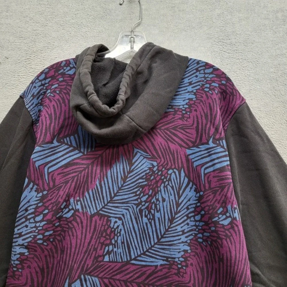 Adidas‎ Originals Men Sweatshirt Large Black Colorblock Trefoil Logo Skateboard